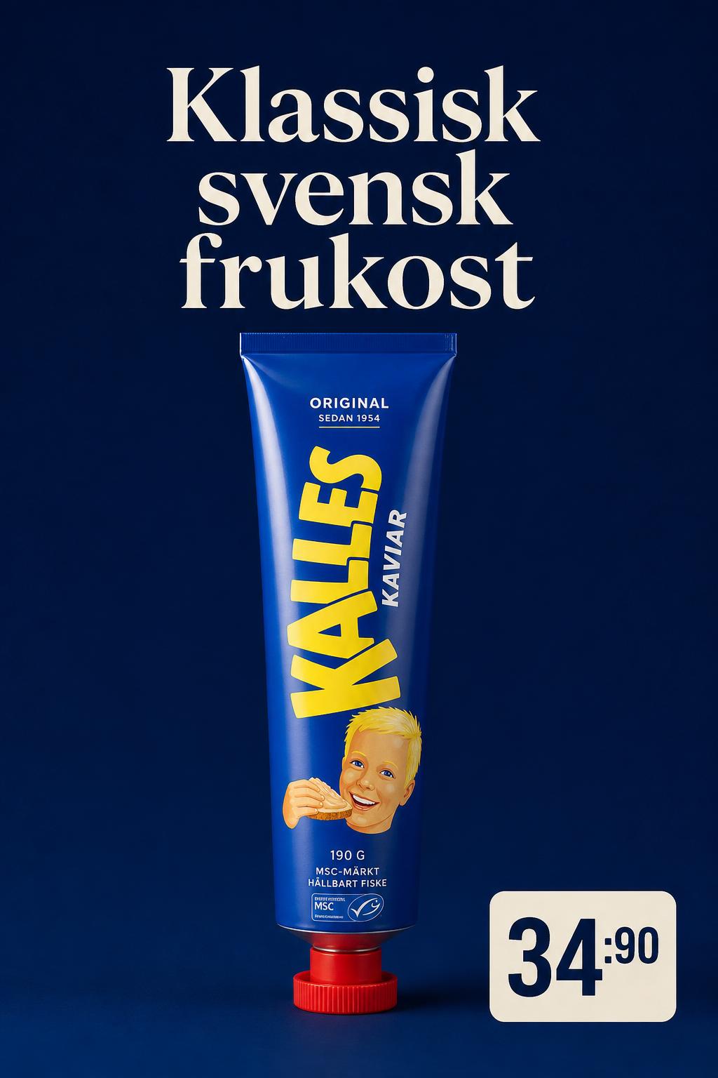 Annons för Kalles Kaviar